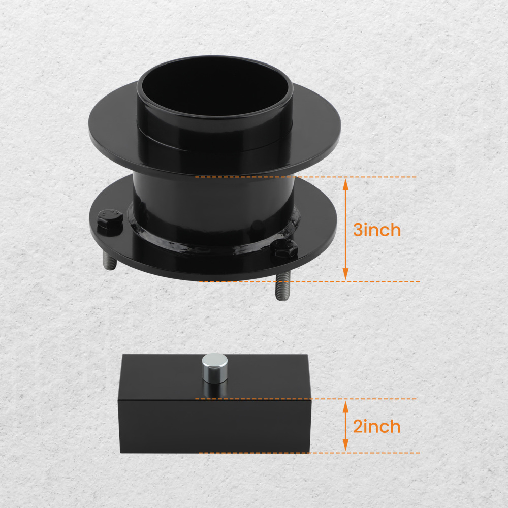 3 Front + 2 Rear Full Leveling Lift Kit compatible for Dodge Ram 2500 3500 4WD 1994-2013