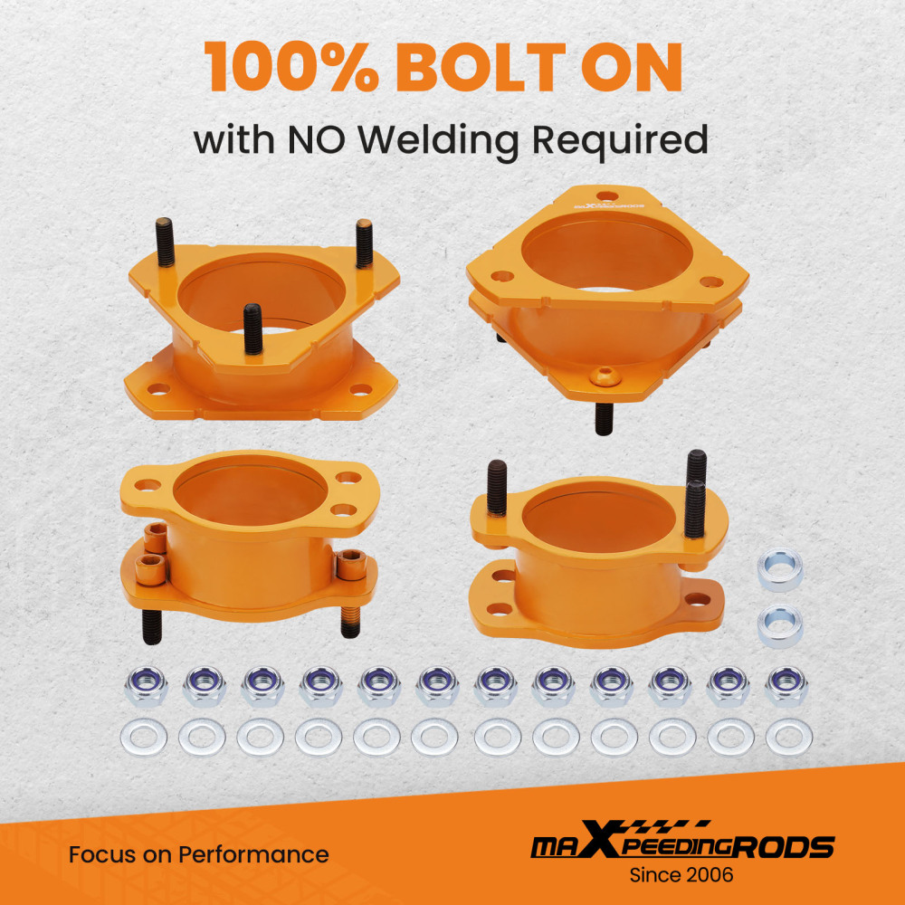 Front 3 Rear 2 Leveling Lift Kit compatible for Ford Explorer Sport Trac 2007-2010