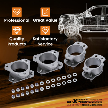 3 Front + 2 Rear Suspension Lift Kit compatible for Ford Explorer 07 08 09 2006-2010