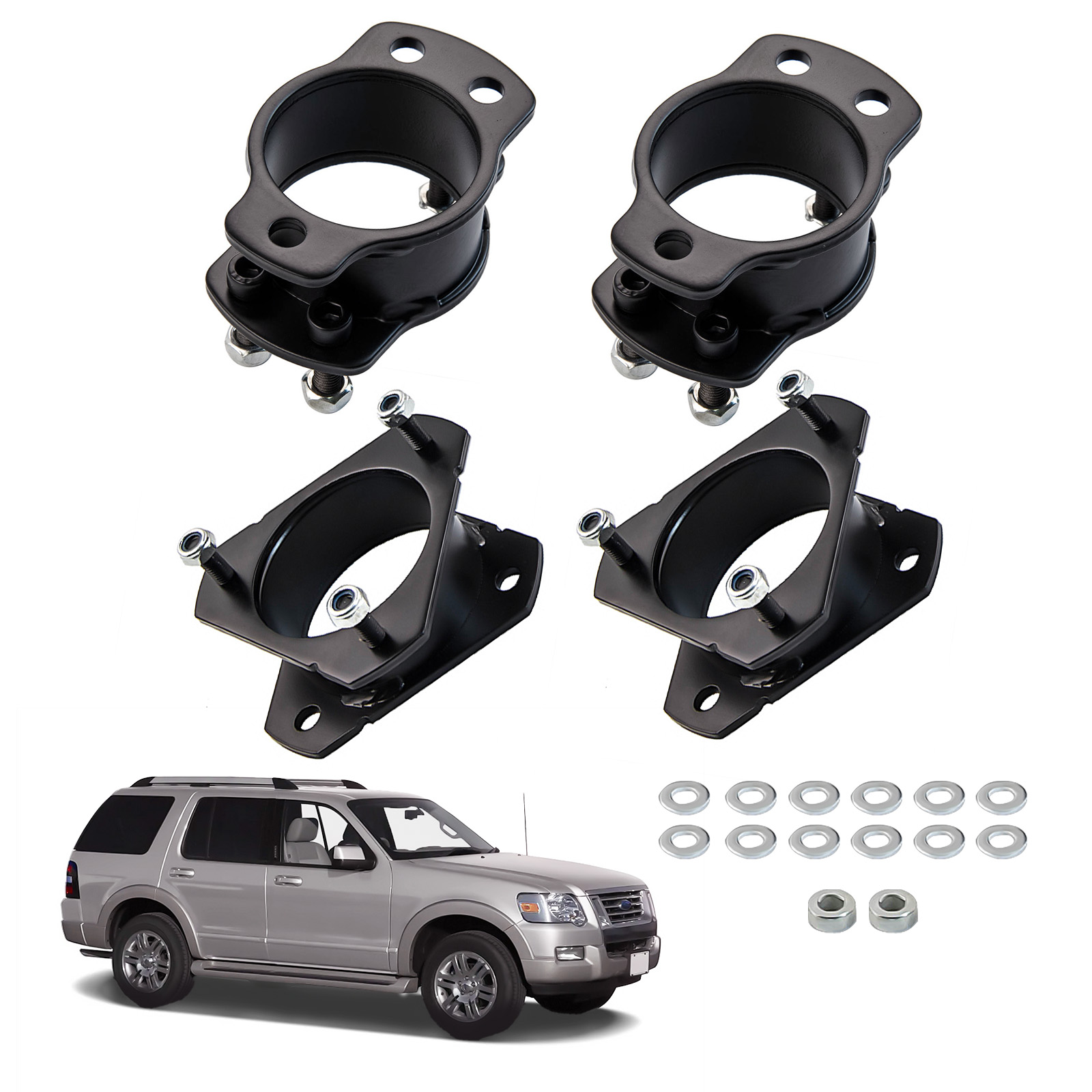 Full 2'' Suspension Lift Kit compatible for Ford Explorer XLT Edd