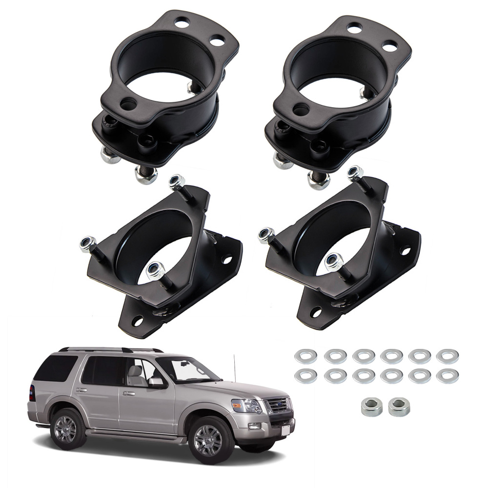 For 2006-2010 compatible for Ford Explorer 2WD 4WD Carbon Steel Full 2 inch Suspension Lift Kit