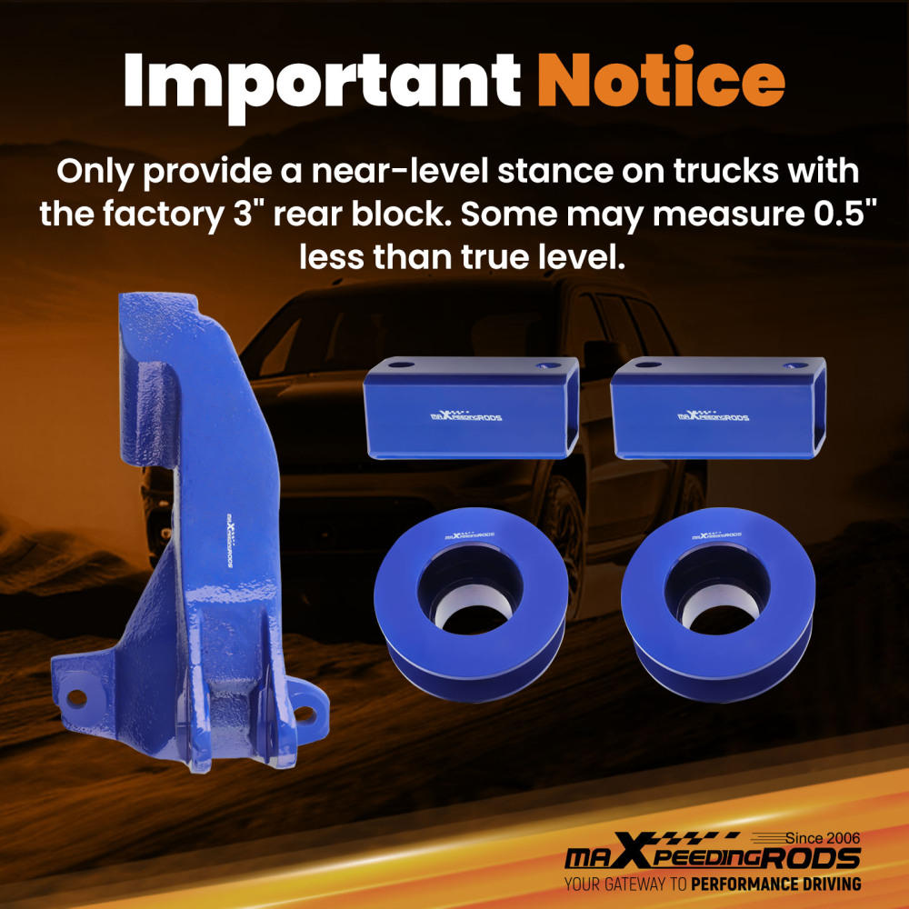 2.5 inch Front Level lift kit compatible for Ford F250 compatible for Super Duty 2011-20184WD Only