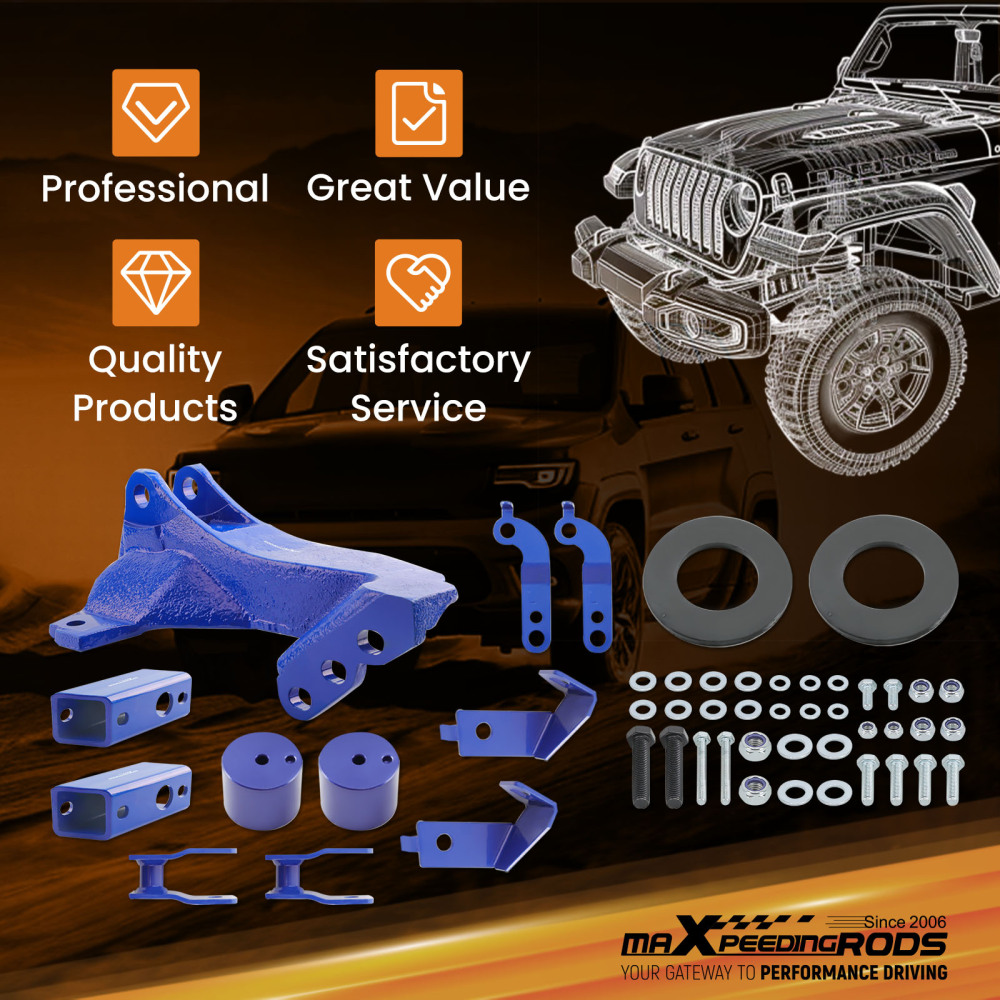 2.5 Front Leveling Lift Kit compatible for Ford F250 350 F450 compatible for Super Duty 2011-2022