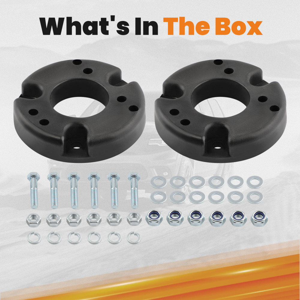 Front 2 inch inch Suspension Leveling Lift Kit Spacers compatible for Ford F150 2009-2020