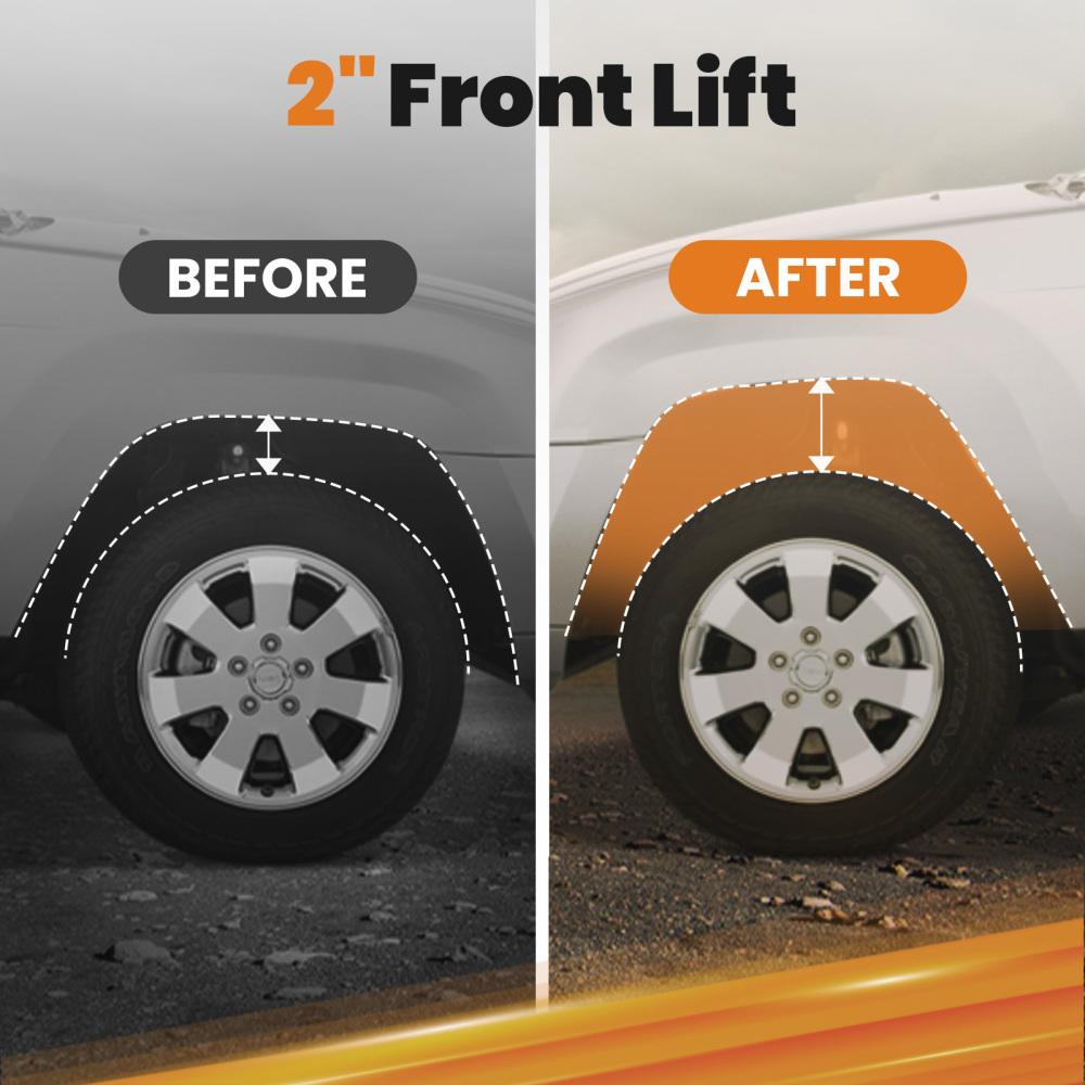 Front 2 inch inch Suspension Leveling Lift Kit Spacers compatible for Ford F150 2009-2020