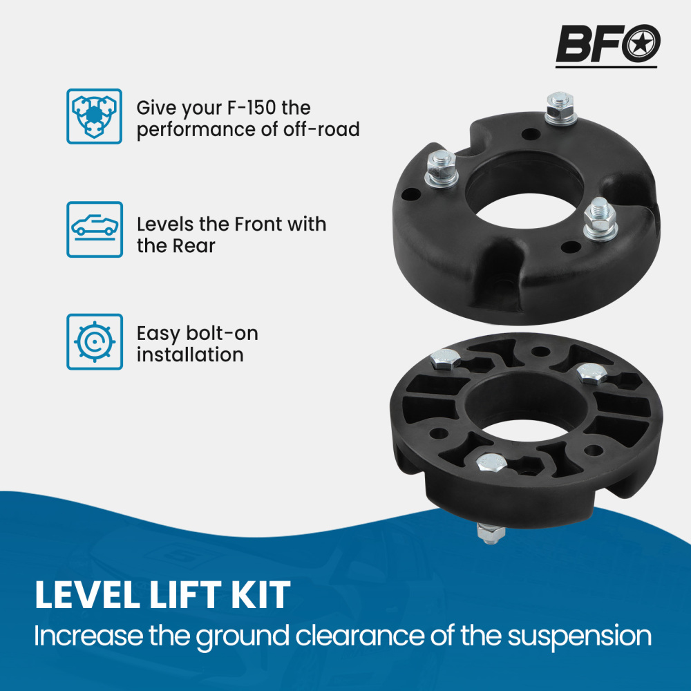 Front 2 inch inch Suspension Leveling Lift Kit Spacers compatible for Ford F150 2009-2020