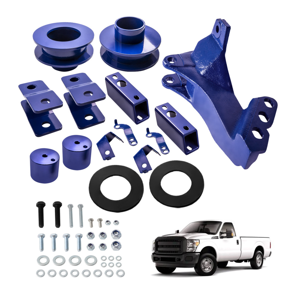 Front 2.5 inch Level Lift Kit Coil Spacers compatible for Ford F250 F350 2011-2019