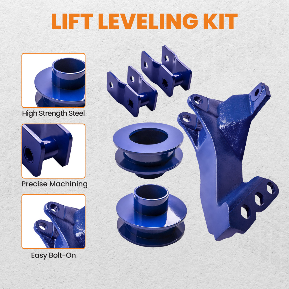Front 2.5 inch Level Lift Kit Coil Spacers compatible for Ford F250 F350 2011-2019
