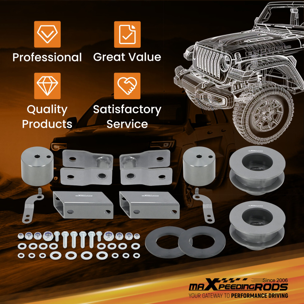 Compatible for FordF250 F350 compatible for Super Duty 2017 2018 2.5 Level Lift Kit and Shocks Extension