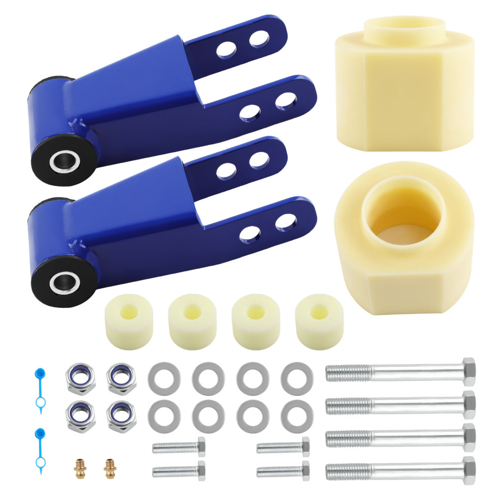 Compatible for Jeep Cherokee XJ 84-01 3 inch Front +2 inch Rear Level Lift Kit and Transfer compatible for Case Drop