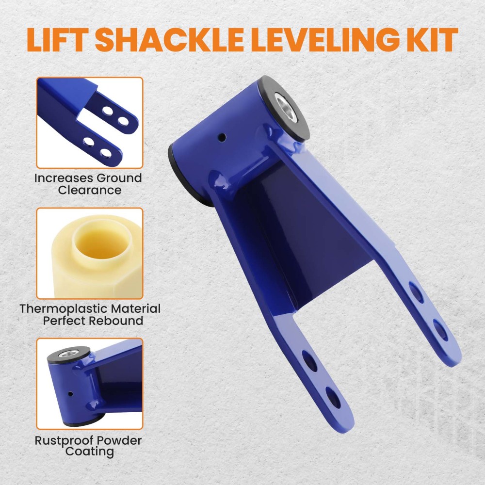 Compatible for Jeep Cherokee XJ 84-01 3 inch Front +2 inch Rear Level Lift Kit and Transfer compatible for Case Drop