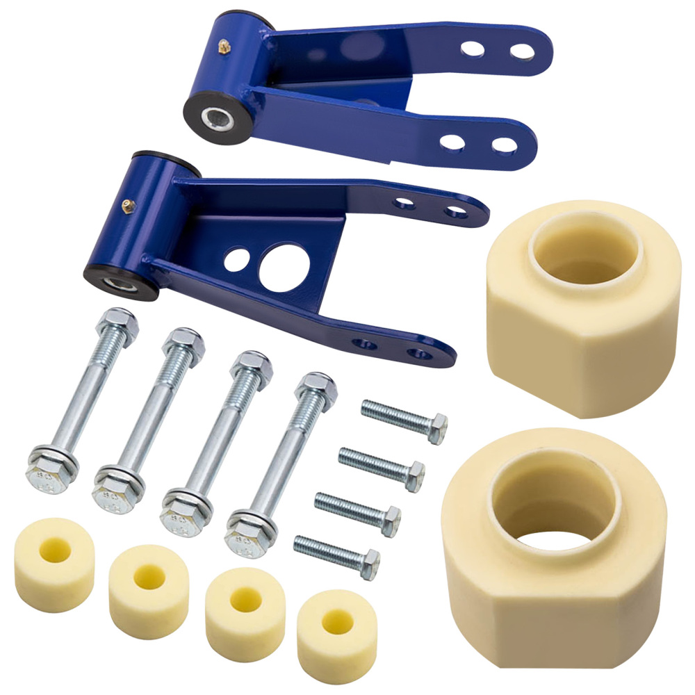 Lift Kit Front 3inch Coil Spacer Rear 2inch Shackles compatible for Jeep Cherokee XJ 84-01