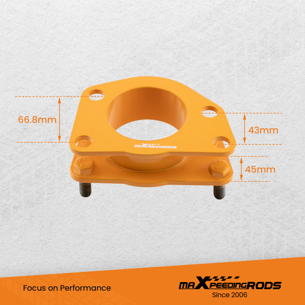 2x Leveling Lift Kit Front 2 compatible for Jeep Liberty KJ KK 2002-2012 2003 2004 2006