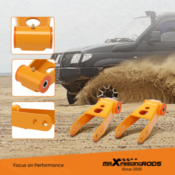 3 Front Spring Spacers2 Rear Lift Shackles Kit compatible for Jeep Cherokee XJ 1984-01