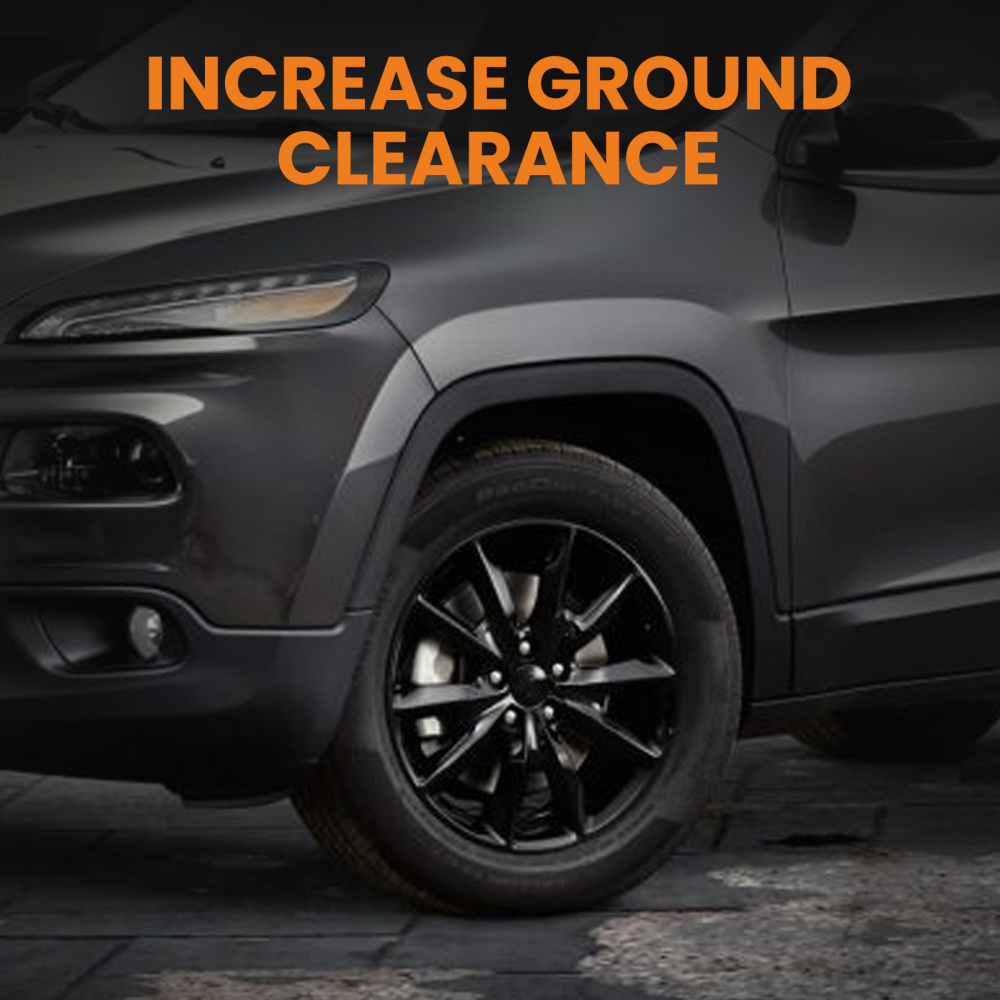 Front 2 inch Rear 2 inch Level Lift Kit compatible for Jeep Cherokee KL 2014-2019 Strut Spacer