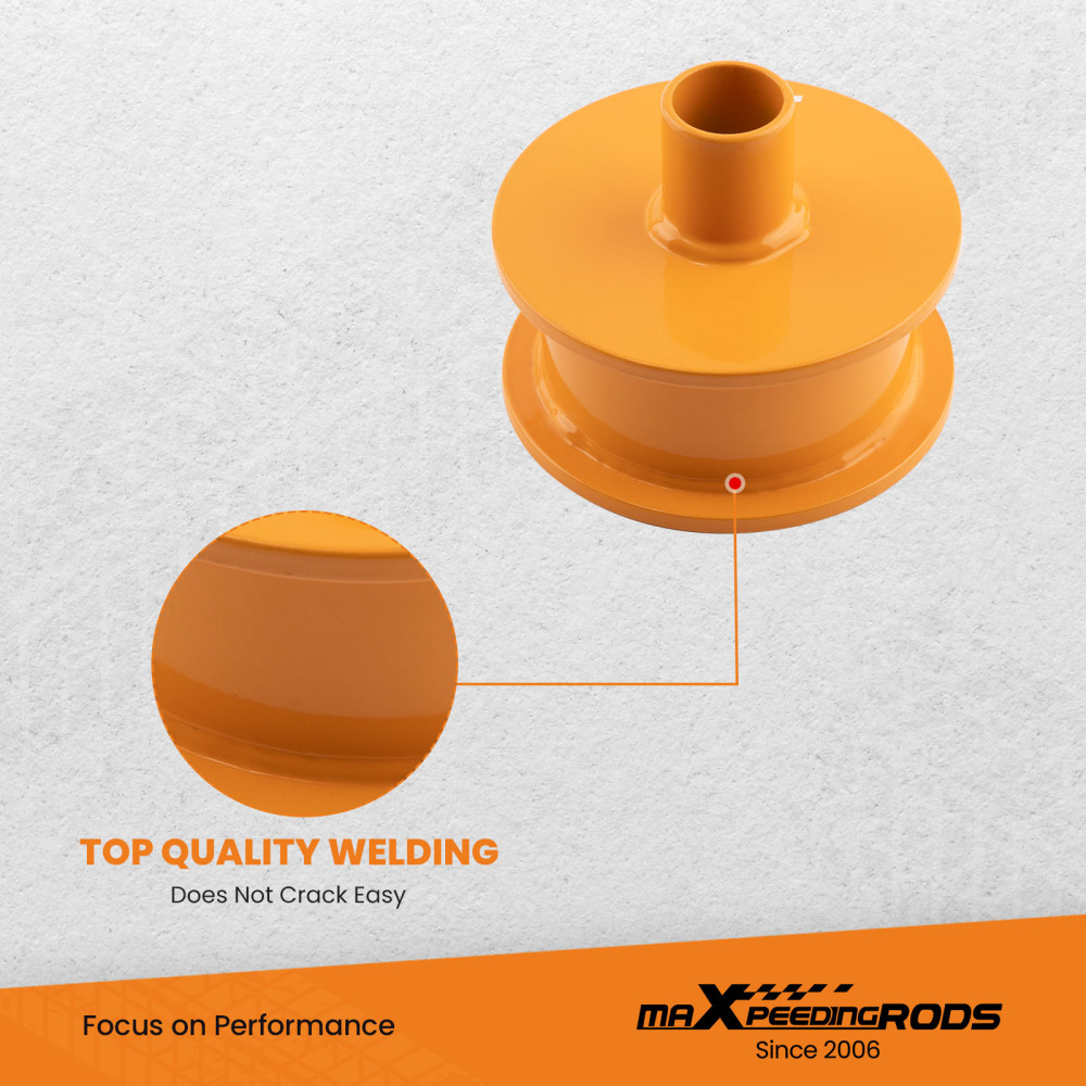 Front 3 Rear 3 Lift Kit with Shock Extenders compatible for Jeep Wrangler JK 2007-2018