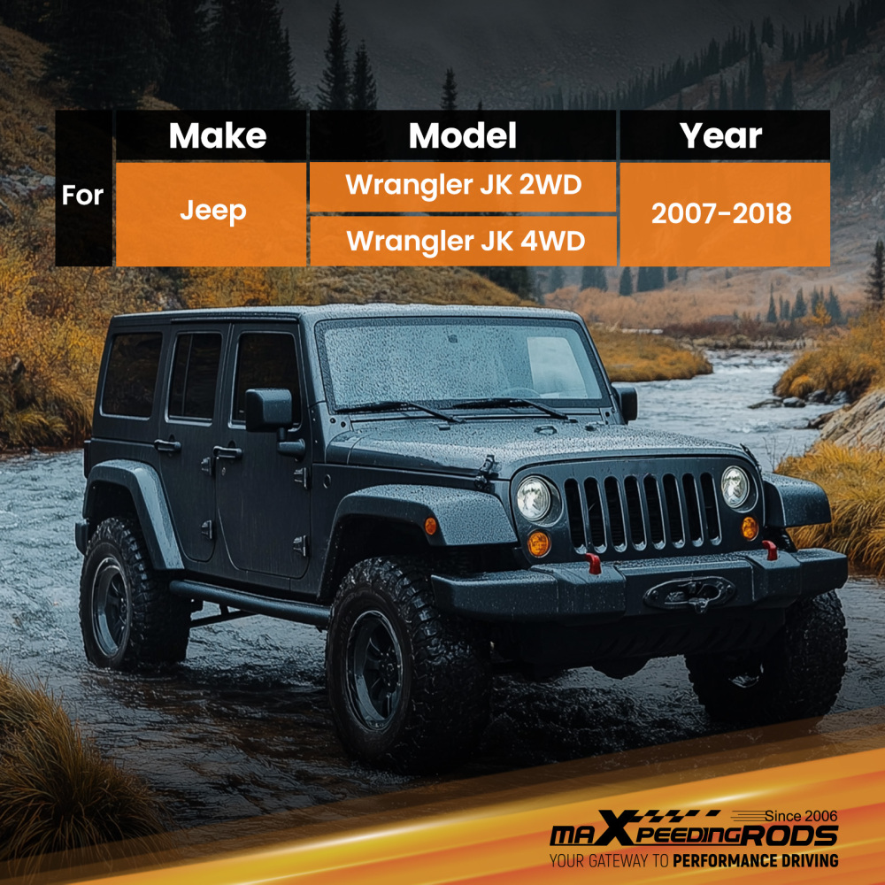 Arrière Avant 3'' Kit de Levage nivellement compatible pour Jeep Wrangler JK 2009-2015 Neu