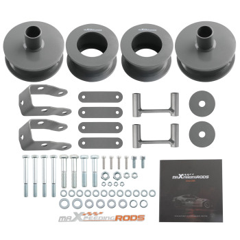 2.5 inch Front 2 inch Rear Level Lift Kit Shock Extenders For 2007-2018 compatible for Jeep Wrangler JK 4X4