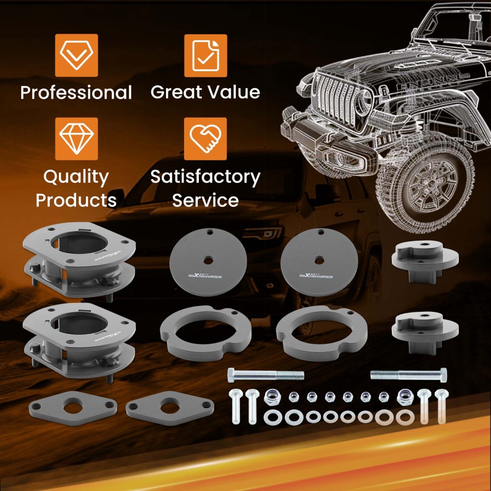 Kit de levage avantarrière 2,5 compatible pour Jeep Grand Cherokee 2011-2018 3.0L 3.6L