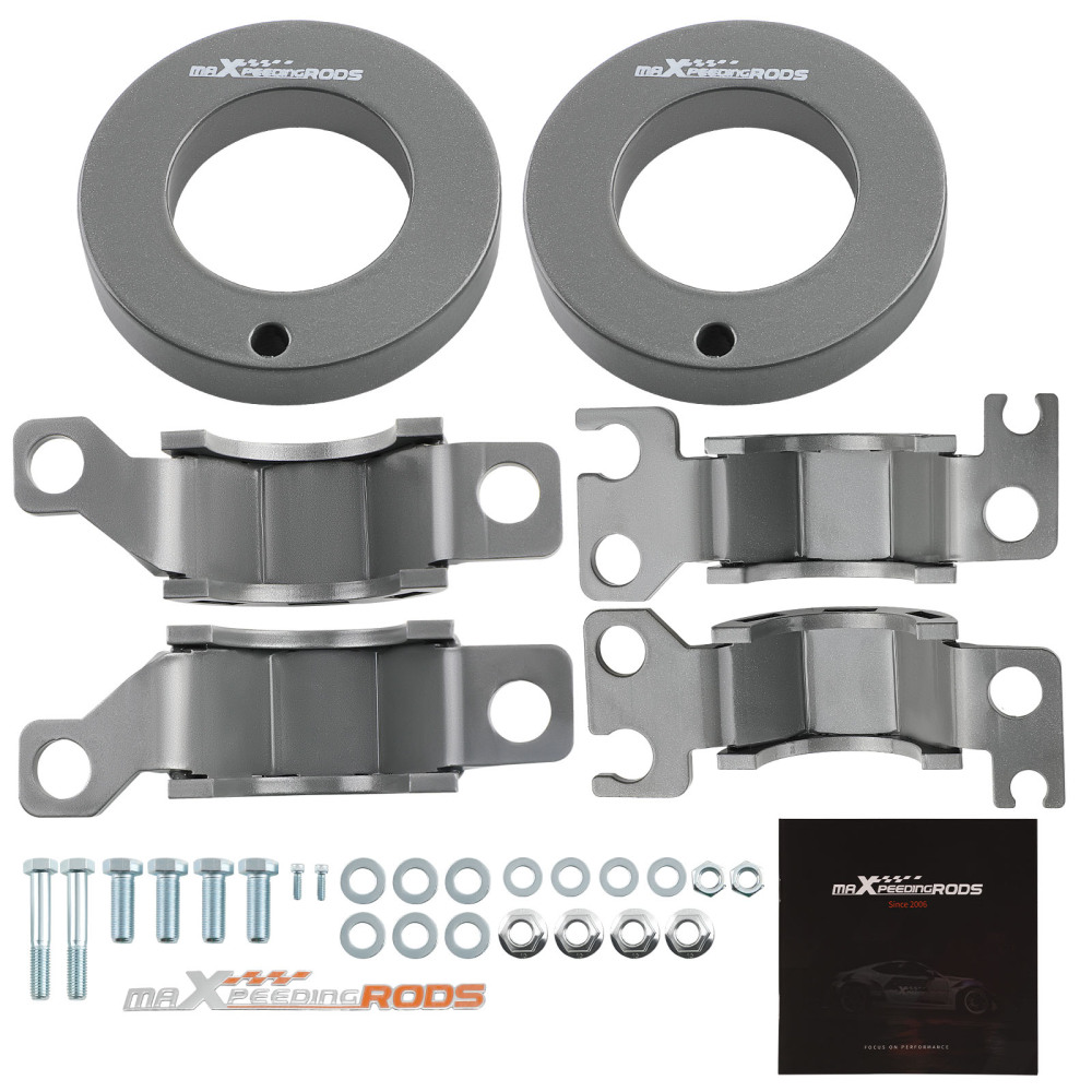 Front 2 Rear 2 Level Lift Kit compatible for Jeep Cherokee KL 2014-22 Shock Spacers