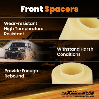 Avant 3 + Arrière 2 Lift Kit Spacers compatible pour Jeep Cherokee XJ 1984-2001 4WD 4X4