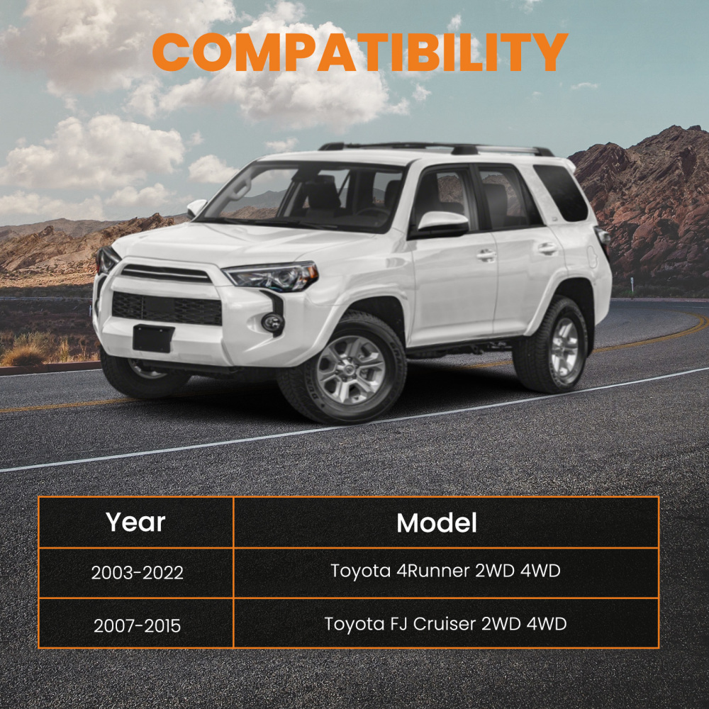 3 Front 2 Rear Lift Kit w/Differential Drop Spacers For Toyota 4Runner 2003-22