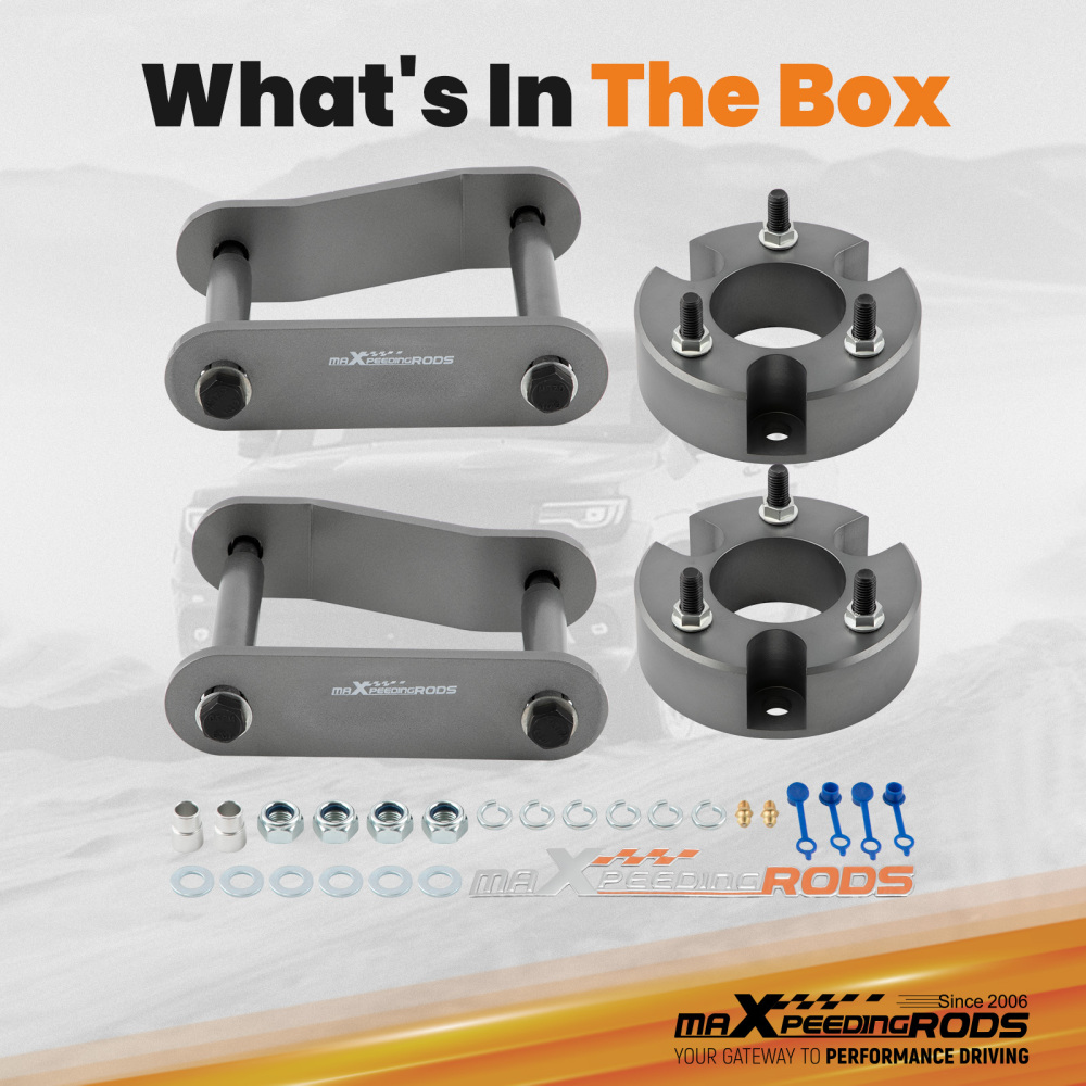 3 Front 2 Rear Lift Kit compatible for Nissan Frontier 2005-23 compatible for Suzuki Equator 2009-12