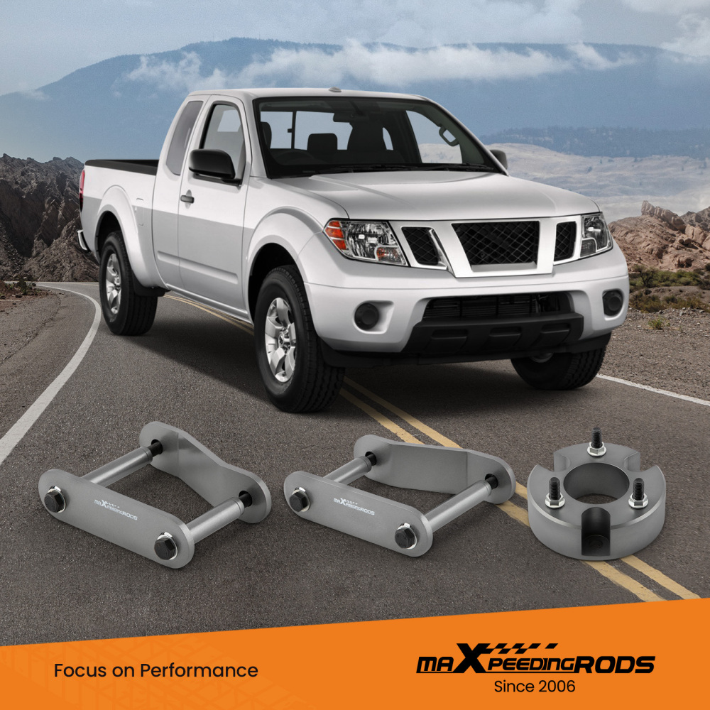 3 Front 2 Rear Lift Kit compatible for Nissan Frontier 2005-23 compatible for Suzuki Equator 2009-12