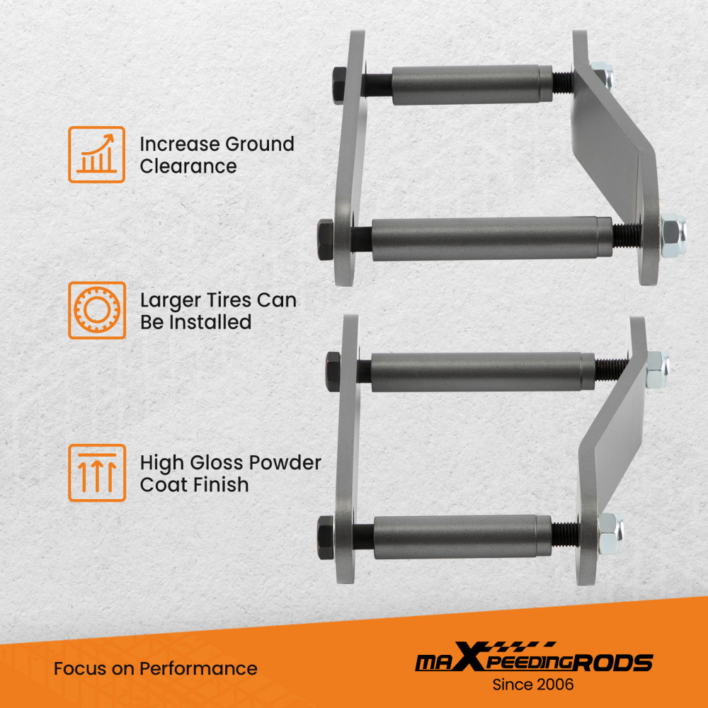 3 Front 2 Rear Lift Kit compatible for Nissan Frontier 2005-23 compatible for Suzuki Equator 2009-12