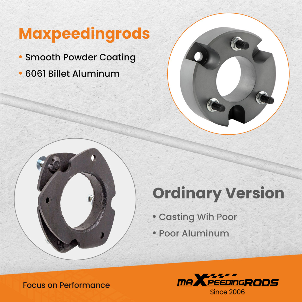 3 Front 2 Rear Lift Kit compatible for Nissan Frontier 2005-23 compatible for Suzuki Equator 2009-12