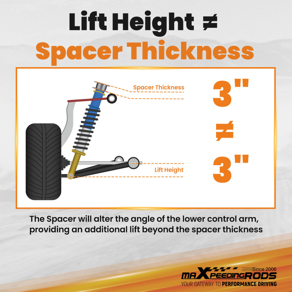 Leveling Lift Kit 3 inch Front 2 inch Rear compatible for NISSAN FRONTIER Xterra 2005 2006-2014