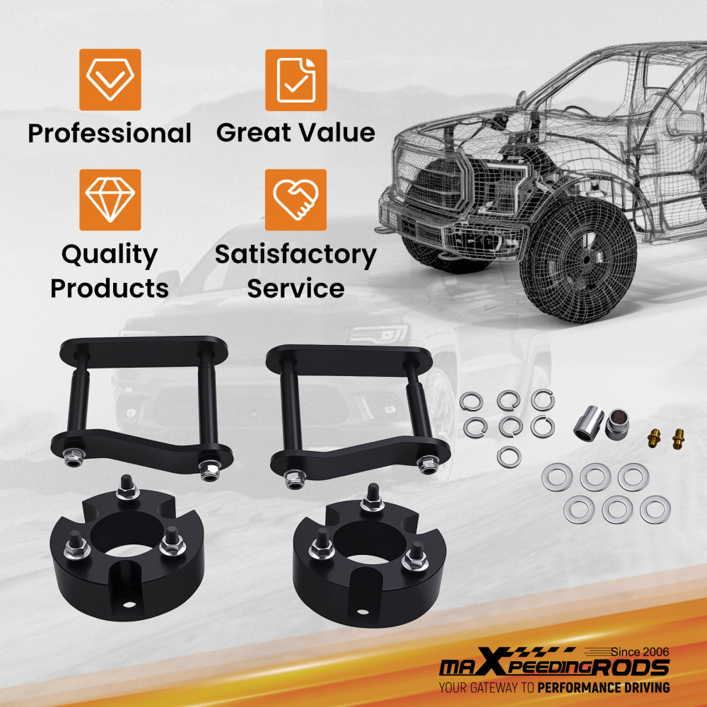 Leveling Lift Kit 3 inch Front 2 inch Rear compatible for NISSAN FRONTIER Xterra 2005 2006-2014