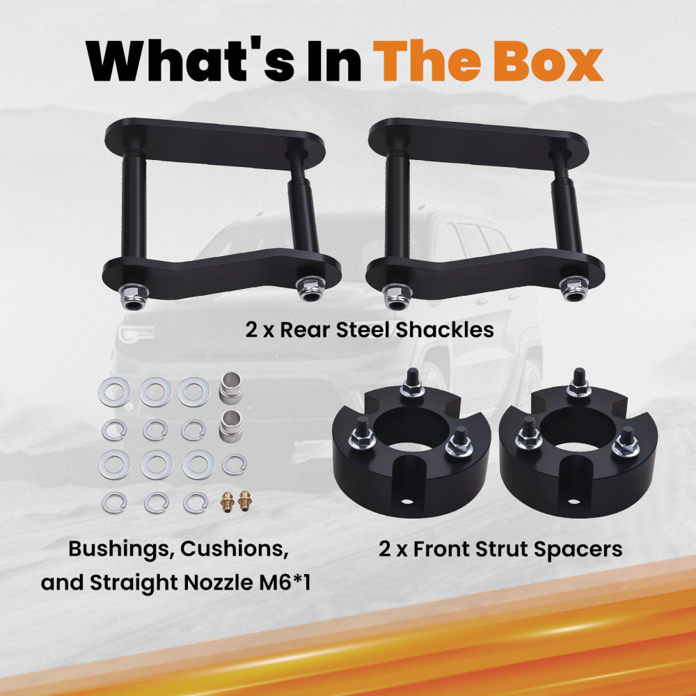 Leveling Lift Kit 3 inch Front 2 inch Rear compatible for NISSAN FRONTIER Xterra 2005 2006-2014