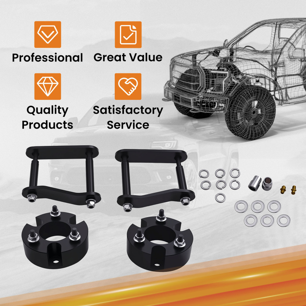 Leveling Lift Kit 3 inch Front 2 inch Rear compatible for NISSAN FRONTIER Xterra 2005 2006-2014