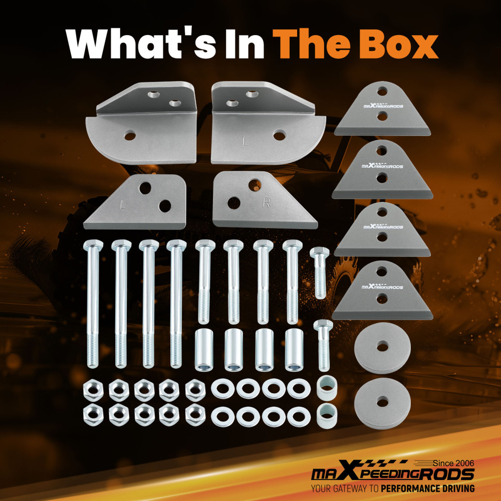 Lift Kit 2 compatible for Polaris Ranger RZR 570 2012-2018 2015