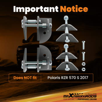 Lift Kit 2 inch compatible for Polaris Ranger RZR 570 2012-2018 2015