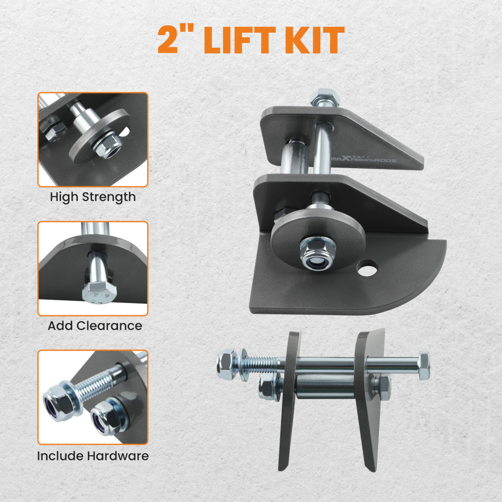Anteriori e Posteriori Lift Kit 2 pollice Brackets compatibile per Polaris Ranger RZR 570 2012-2018	