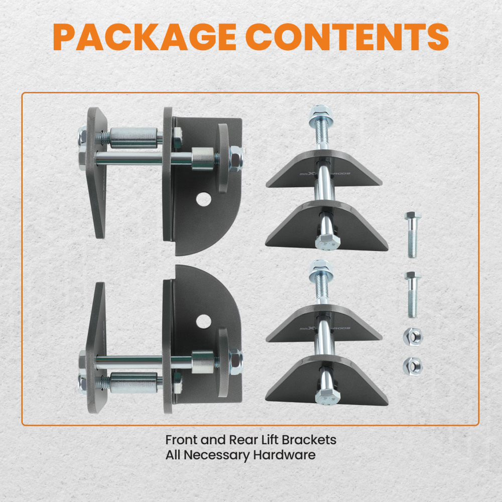 Anteriori e Posteriori Lift Kit 2 pollice Brackets compatibile per Polaris Ranger RZR 570 2012-2018	