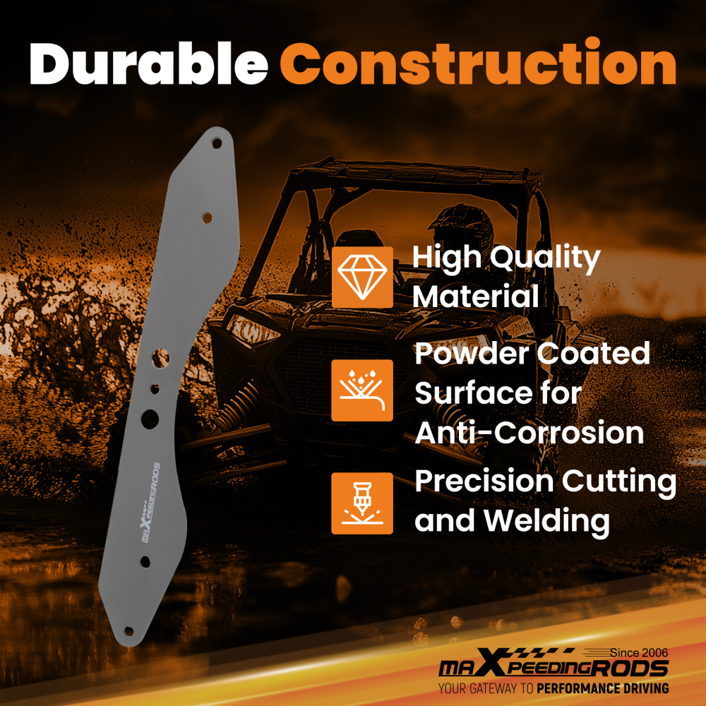 Lift Kit 2 brackets compatible for Polaris RZR XC 55'' EPS RZR 900 Trail 50 2015-19