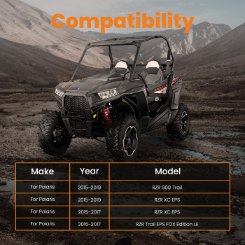 Kit de levage avant et arrière 2  poucepour compatible pour Polaris RZR 900 Trail 50 pouce Trail 2015 2016 2017 18