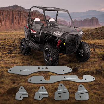 Kit de levage avant et arrière 2  poucepour compatible pour Polaris RZR 900 Trail 50 pouce Trail 2015 2016 2017 18