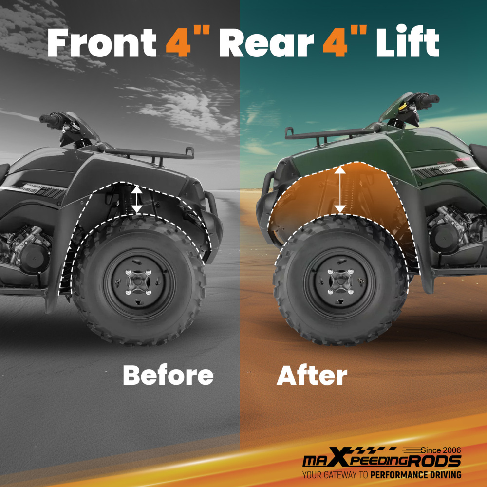 4 inch Inch Rear Suspension Lift Kit compatible for Polaris Sportsman 450 700 800 1999-2010