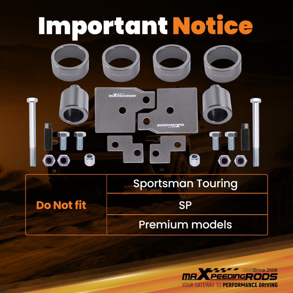 Ensemble de levage de suspension for PolarisSportsman 450 500 600/700 800 1999