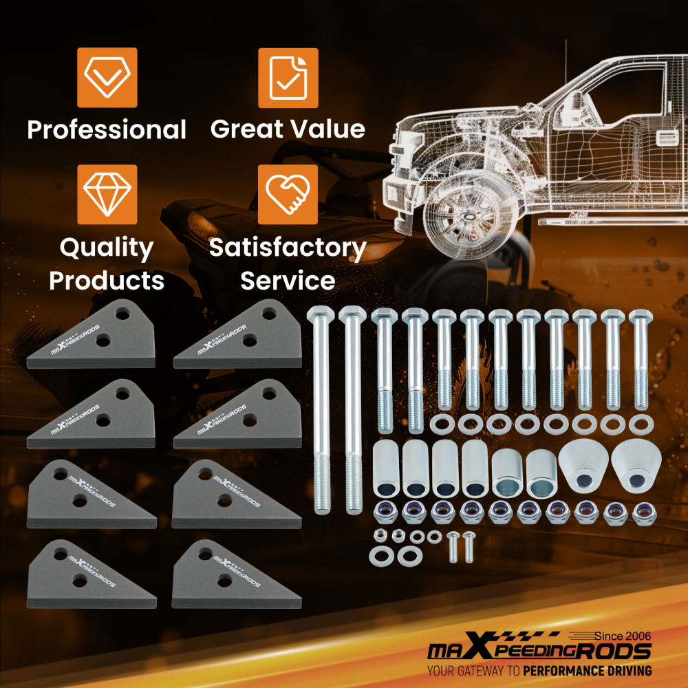 Lift Kit 3 inch compatible for Polaris 800 compatible for Ranger Crew IRS 2010 2011 2012 2013 2014