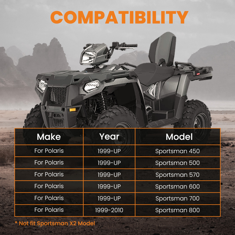 Compatible for Polaris Sportsman 500 600 700 800 1999-2013 4” Suspension Lift Kit 