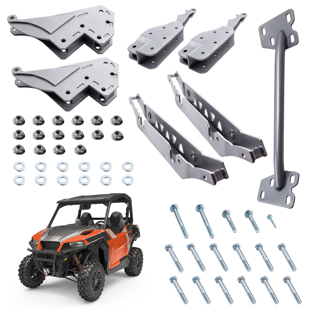 3 Lift Kit compatible for Polaris General 1000 2016+Compatible for Polaris General 4 2017+ Silver