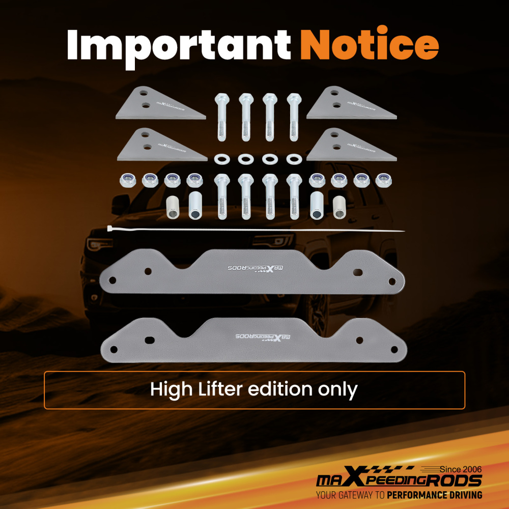 2 inch Lift Kit compatible for Polaris Sportsman 850 XP 1000 2016-2018 for High Lifter Edition