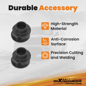 Maxspeedingrods 2.5 Leveling Kit w/ Shocks compatible for Ram 2500 3500 4WD 2014-2024