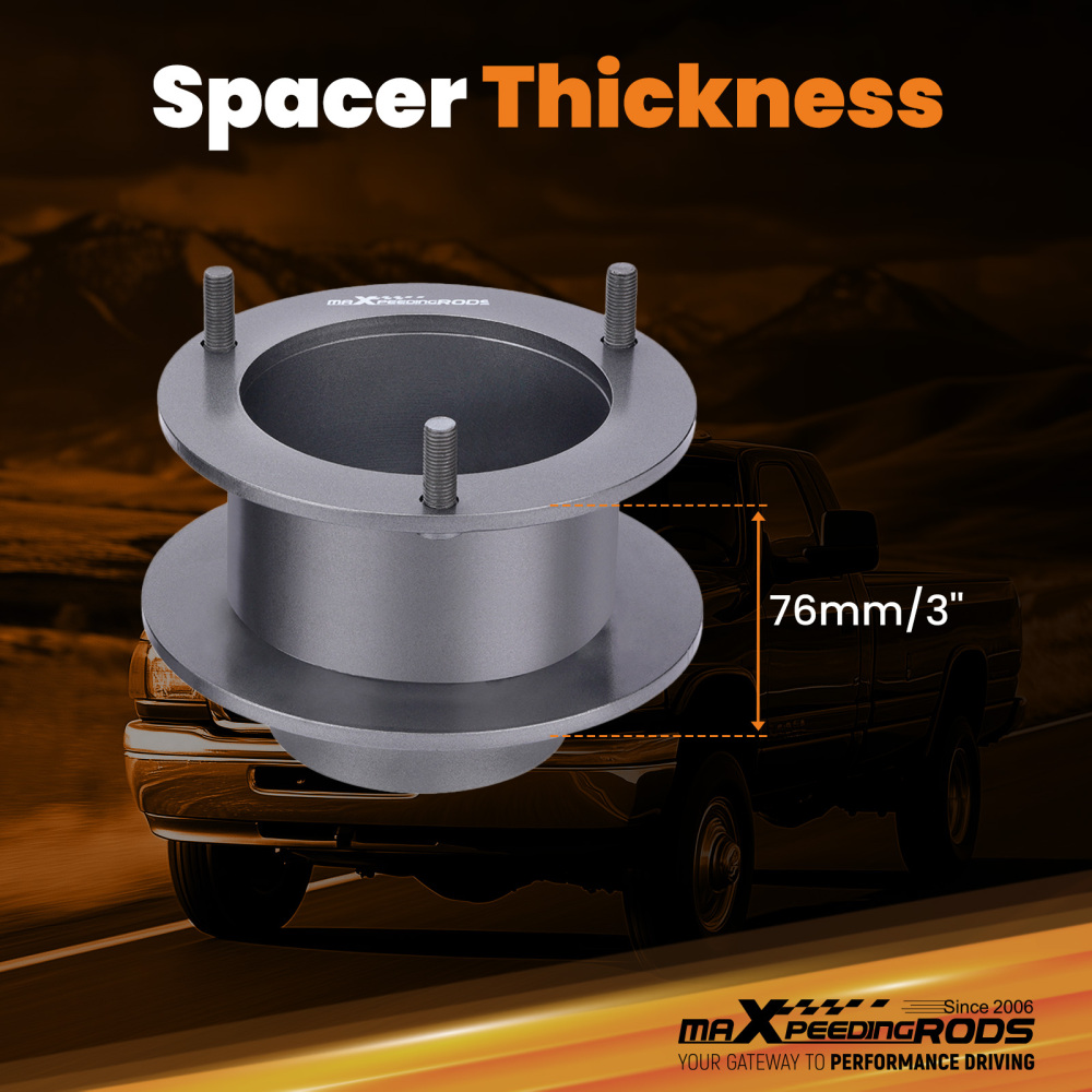 Kit leveli per sollevatore anteriore da 2  pollice3 pollice 2006-2010 solo per cabina compatibile per Dodge Ram 1500 Mega