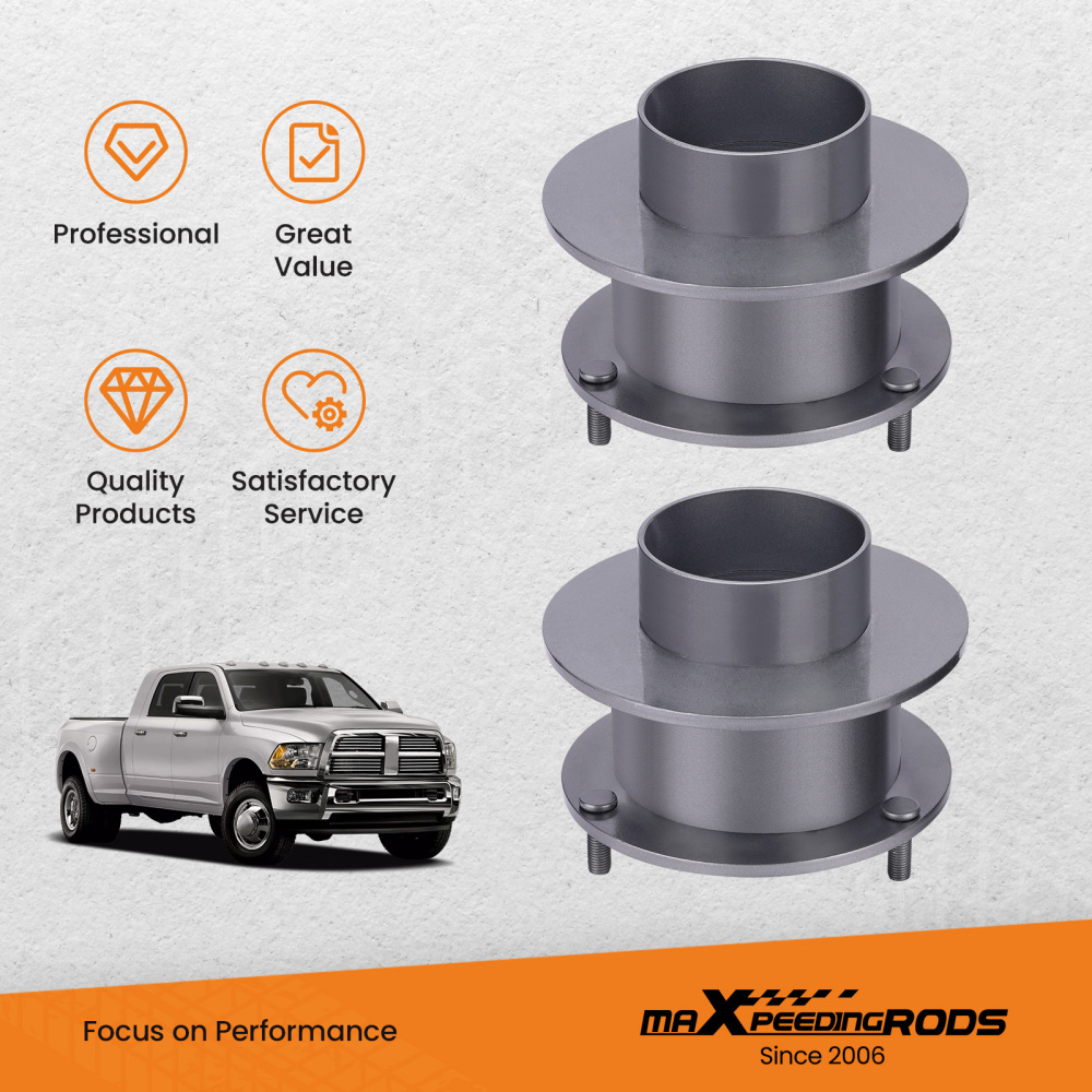 Compatible pour Dodge Ram 1500 2500 3500 3pouceLift Front Steel Coil Level Kit 4x4 1999+